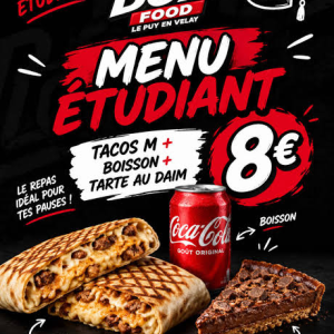 Menu Étudiant — Tacos M + Boisson